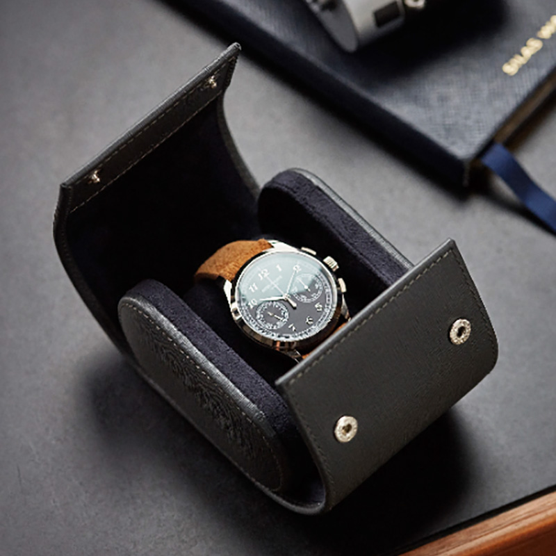 Single high-grade watch box jewelry box watch leather storage box4